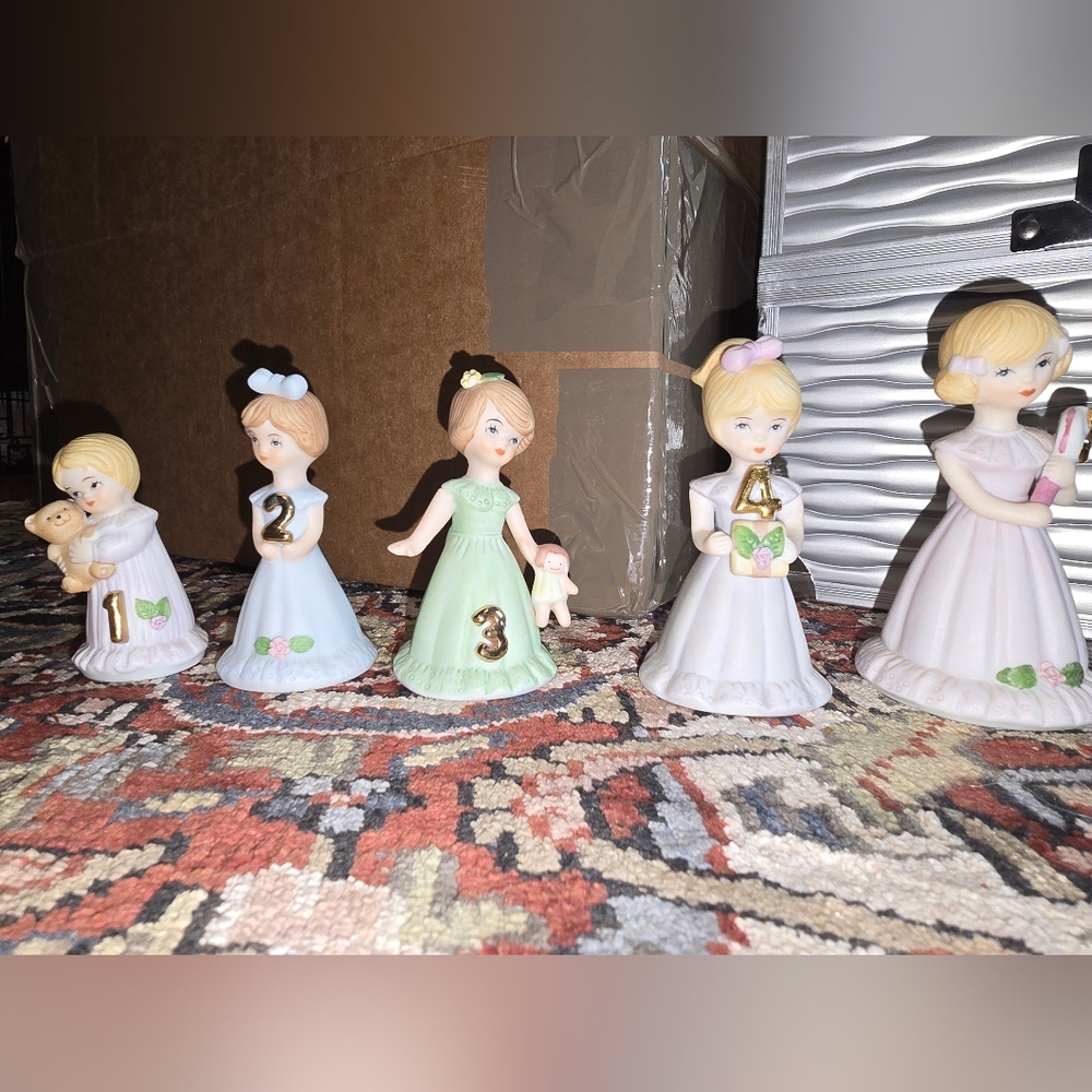 Enesco Growing Up Girls Collection #1-#5
